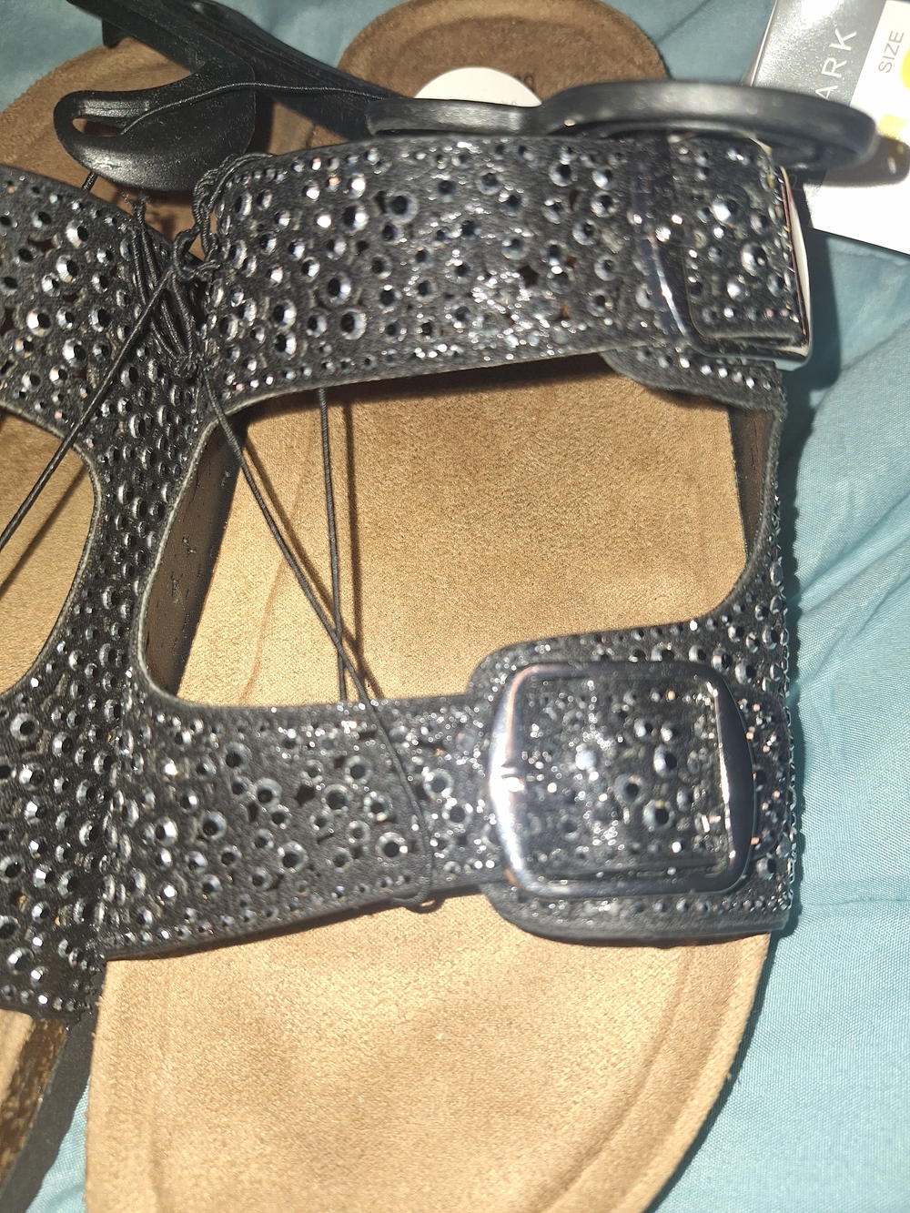NWT Primark Black and Tan Sandals.  Size 10 US Womens